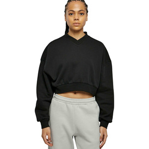 Sudadera Larga de Felpa de Algodón para Mujer, Personalizada, con Apliques Decorativos, Transpirable, Ecológica, Informal, para Invierno/Otoño - Product Image 2