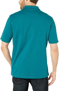 เสื้อยืดโพลีเอสเตอร์ผสมสแปนเด็กซ์พิมพ์ลายเสือดาวสำหรับผู้ชายขายดีที่สุด คุณภาพสูง เป็นมิตรกับสิ่งแวดล้อม เหมาะสำหรับกีฬาโปโล พร้อมปักโลโก้ตามสั่ง - Product Image 3