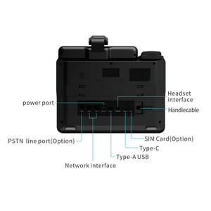 Téléphone VoIP Android, téléphone IP prenant en charge 6 caméras SIP pour la vidéoconférence - Product Image 3