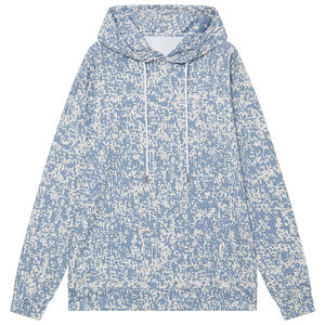 Sweat-shirt à capuche imprimé pour homme, nouvelle collection, coupe ample décontractée, en polyester tricoté, idéal pour le printemps - Product Image 1