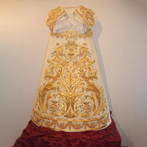 Trajes de Falda y Vestido Bordados Mágicos de Moda Artística para Mujer, Exposición Conmemorativa del Centenario de la Devoción a la Virgen - Product Image 4