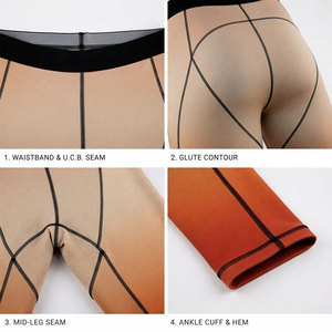 Collants de compression pour hommes de qualité supérieure, ajustement musculaire, extensibles, pour l'entraînement, prix de gros, collants de sport - Product Image 5