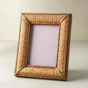 Modern Simple Square Wooden Photo <b>Frame</b> Solid Wood Natural Grain Wall <b>Mount</b> Tabletop Picture <b>Frame</b> - Product Image 5