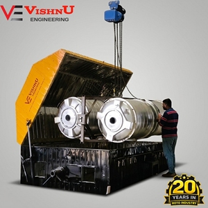 Precios Directos de Fábrica, Máquina de Rotomoldeo para Tanques de Agua, Modelo Close Flame Rock N Roll, VISHNU ENGINEERING, Alta Eficiencia Ecológica - Product Image 1