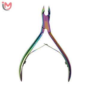 Cortauñas de Doble Resorte Color Oro Plasma de la Mejor Calidad al por Mayor, Cortauñas para Cutículas de la Mejor Calidad con Etiqueta Personalizada OEM al por Mayor - Product Image 4