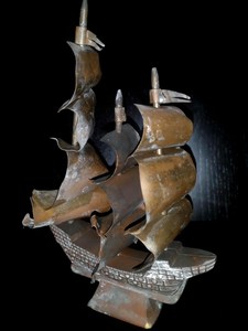Nouveau modèle de bateau de croisière exceptionnel, accessoires cadeaux d'affaires, vente en gros, grand bateau nautique vintage, modèle artisanal fait main - Product Image 3