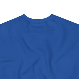 Sudadera Azul Oscuro y Rosa con Gráficos, Cuello Redondo, Azul Rey, Felpa Suave, Manga Larga, Unisex, Informal, Ropa de Moda de Invierno - Product Image 4