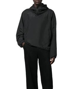 Chaqueta Cortavientos Impermeable con Capucha Estilo Vintage de Nailon Arrugado, Transpirable, Resistente al Agua, Cortavientos para Exteriores - Product Image 3