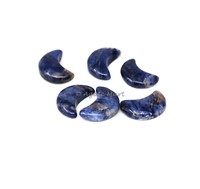 Super qualité cristal d'opalite naturelle Feng Shui forme de lune pierre précieuse belle vente en gros bijoux médiation pierre sculptée agate