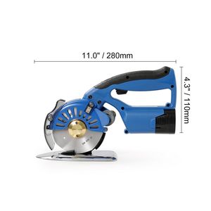 Taglierina Elettrica Rotante Senza Fili a 5 Velocità per Tessuti, Spessore di Taglio 2,8 cm, con Lama Ottagonale Sostituibile - Macchina Tagliatessuti Senza Fili - Product Image 5