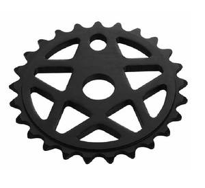 เฟืองจักรยาน BMX ดีไซน์ดาว 5 ก้าน น้ำหนักเบา 25 ฟัน ผลิตจากอะลูมิเนียมอัลลอยด์เคลือบผิวอย่างทนทาน พร้อมอะแดปเตอร์ขนาด 19 มม./22 มม. - Product Image 3