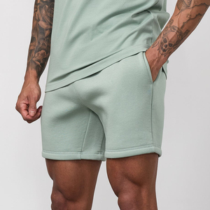 Men's 100% Cotton Shorts Casual <b>Elastic</b> Waist Drawstring Lightweight Workout Lounge Beach Jersey Sweat Shorts - Product Image 3