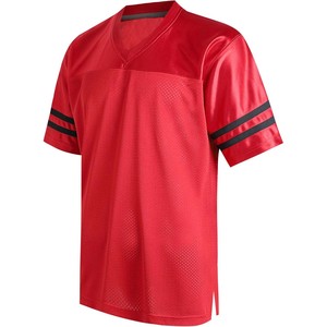 Maillots de football américain à motif 3D, manches rayées, effets texturés en relief, tissu haute performance, personnalisation de la marque, grandes tailles - Product Image 1