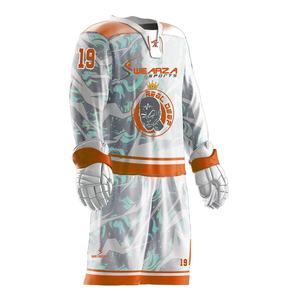 Nouvel ensemble d'uniforme de crosse 100% Polyester, short avec chemises sans manches, séchage rapide, uniforme de crosse respirant - Product Image 5