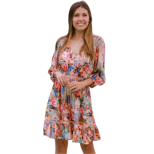 Vestido Mini Estampado para Mujer, Elegante, para Uso Diario - Product Image 3