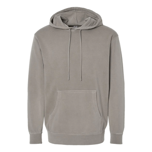 Sudadera con Capucha Extra Grande para Hombre, Color Gris Topo, 100% Algodón Felpa, con Bolsillo Canguro, Estilo Urbano Ecológico Personalizado - Product Image 4