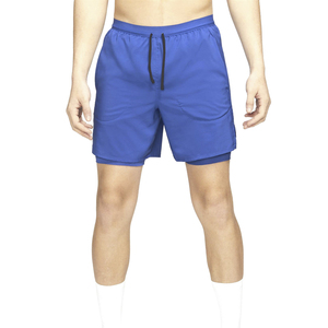 Shorts de sport rose pour homme à séchage rapide avec poches, logo frontal, cordon de serrage, longueur mi-cuisse, couleur unie, 100 % toile de coton - Product Image 4