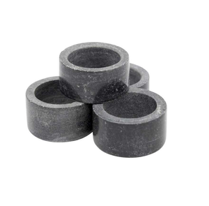 Porte-serviettes personnalisé en marbre véritable gris naturel, écologique, à prix avantageux - Product Image 3