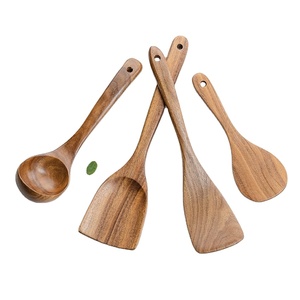 ช้อนไม้เวียดนามสำหรับเสิร์ฟข้าวต้ม อุปกรณ์ครัว ทำด้วยมือ ทนทาน ภาชนะใส่อาหารธรรมชาติ - Product Image 1