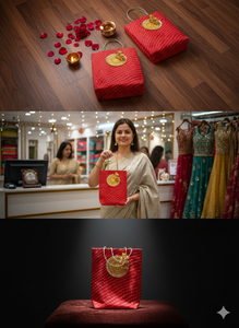 Bolsas de regalo premium para bodas de mujeres, recuerdos de Haldi y Mehendi, bolsas de regalo para novios, recuerdos indios de Sangeet, Mehndi y Nikkah. - Product Image 2
