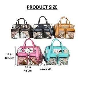 Bolsa de Pañales para Bebé de Cuero Genuino con Múltiples Bolsillos, Marca March Expo, Bolsa de Viaje de Gran Capacidad, Tipo Bandolera, de Cuero Vacuno - Product Image 2