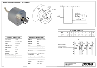 Encodeur rotatif incrémental à large plage de tension 8-30V, 120 PPR, conception à arbre plein