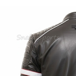 New Arrival Bomber Leather <b>Jacket</b> for <b>Men</b> High Quality <b>Men</b> <b>Jacket</b> with Top Product Selling <b>Jackets</b> In 2026 - Product Image 6