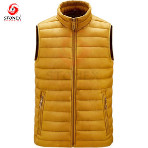 Unisex Puffer <b>Vest</b> Lightweight Quilted Warm & Windproof Eco-Friendly Autumn Outerwear Stand Collar <b>Vest</b>. - Product Image 2