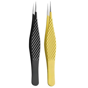 Pinzas para Pestañas de Acero Inoxidable de Alta Calidad con Logotipo Personalizado, Antiestáticas, Agarre Preciso, OEM, ODM, Venta al Por Mayor, Nueva Llegada - Product Image 3