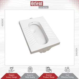 Proveedor Mayorista de Artículos Sanitarios de la Mejor Calidad, Inodoro de Cerámica Blanca Estilo Indio para Baño, en Venta - Product Image 3
