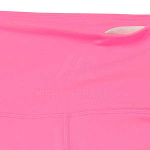 High Waist Pink <b>Leggings</b> Full <b>Length</b> Solid Color Stretch Knitted Women's Workout Pants All Seasons Basic Style - Product Image 5