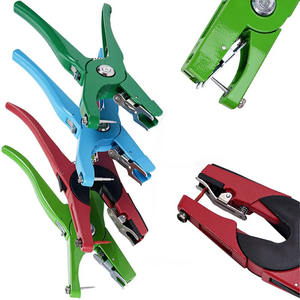 Pinzas para Etiquetas de Oreja de 5 Estilos, Tijeras para Quitar Etiquetas de Oreja, Pinzas Metálicas para Etiquetas de Oreja de Ganado, Ovejas, Cerdos, Caballos, Herramientas de Identificación Animal - Product Image 1