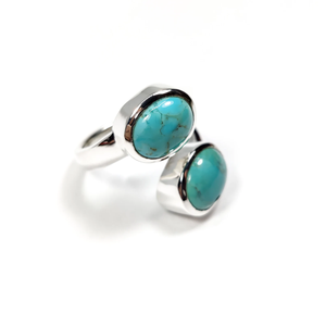 <b>Turquoise</b> <b>Ring</b> Adjustable <b>Ring</b> 925 Silver Gemstone <b>Ring</b> Handmade Statement Jewelry Natural <b>Turquoise</b> <b>Ring</b> - Product Image 1