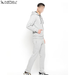 Comfortable Wholesale Rate <b>Men's</b> Plain Athletic Tracksuits Premium Quality Heavyweight Fleece Zip-Up Hoodie & Jogger Sets - Product Image 5