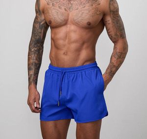 Pantalones Cortos de Verano para Hombre de Alta Calidad, Color Azul, Personalizados OEM – Transpirables, de Secado Rápido, Ecológicos, de Algodón, con Cordón Ajustable, Cómodos e Informales - Product Image 1