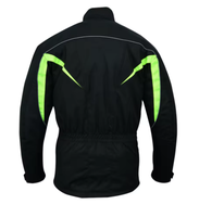 Chaqueta de Motociclismo de Alta Visibilidad, Reflectante, Impermeable, Térmica, Resistente al Viento, Transpirable, Talla Grande, para Carreras de Autos