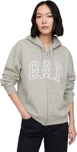 Custom Design Men Gray <b>Zip</b>-<b>Up</b> Hoodie Regular Fit Casual Fleece Sweatshirt Front Logo Print Unisex Winter Streetwear Waterproof - Product Image 2