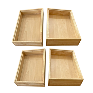 Eco Friendly Wooden Storage Organizer Box for Drawer Cabinet Desktop Accessories and Small Items - Product Image 5