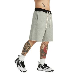 Wholesale Custom Casual Running Short Sports Gym Shorts Men's Workout Quick Dry Canvas <b>Elastic</b> Waist 100% Nylon Sweat Shorts - Product Image 4
