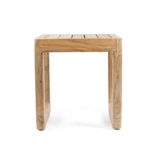 Mesa de Centro Moderna de Madera de Teca Sólida con Acabado Natural, Ecológica y Duradera, Muebles para Sala de Estar, para Uso en el Hogar y en Resorts - Product Image 3