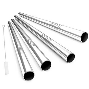 Heavy Duty Stainless Steel <b>Drinking</b> <b>Straws</b> Reusable Drinkware <b>for</b> Commercial Beverage Service - Product Image 2