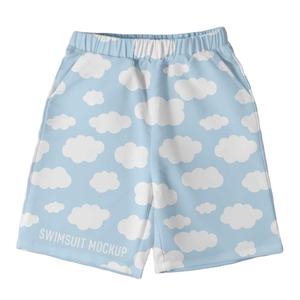 Service OEM Short de gymnastique d'été Meilleur short en coton taille moyenne style de rue décontracté à motif d'impression numérique grande taille délavé - Product Image 4