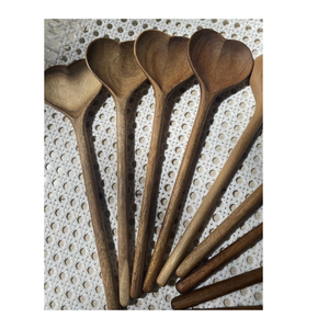 Vietnam Wooden <b>Serving</b> <b>Spoon</b> Acacia Kitchen Cooking Mixing Dining Tableware Utensil Wholesale Supply - Product Image 1