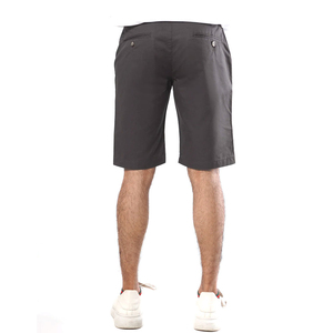 Shorts de plage décontractés pour hommes, couleur unie, séchage rapide, taille élastique, tissu en toile, imperméable, respirant, service OEM - Product Image 6