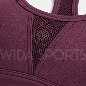 Sujetador Deportivo Premium Ligero para Mujer, de Alta Sujeción, con Tirantes Cruzados, Logotipo Frontal, de Secado Rápido, Ropa Deportiva, Proveedor Mayorista - Product Image 4