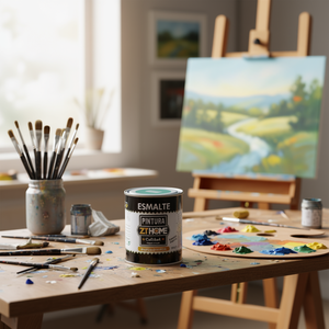 Pintura Acrílica PLATA 375ML en Lata, Producto de Pintura de Primera Calidad - Product Image 3