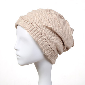 Unisex Solid Color Knit Beanie Hat 100% Acrylic <b>Winter</b> <b>Cap</b> Casual Adult 56-58CM Computer Knitted - Product Image 5