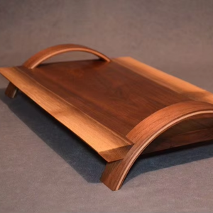 Plateau en bois élégant, de qualité supérieure, très vendu, durable, écologique, pour servir, décoratif, pour la maison, la cuisine, design élégant - Product Image 1