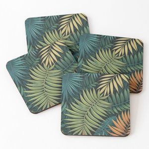 Sous-verres au design unique avec impression autocollante émaillée sur panneau MDF, lot de 4 sous-verres à thé à prix très abordable - Product Image 5