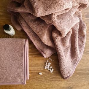 Serviettes de bain en coton égyptien Woodrose, épaisses, douces, en tissu éponge, qualité hôtel et spa, très absorbantes, séchage rapide, serviette de bain - Product Image 5